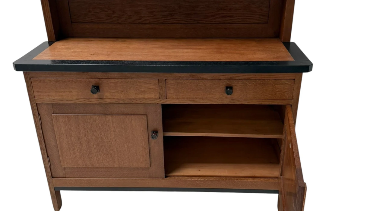 Art Deco Modernist Credenza or Sideboard by H. Fels for L.O.V. Oosterbeek